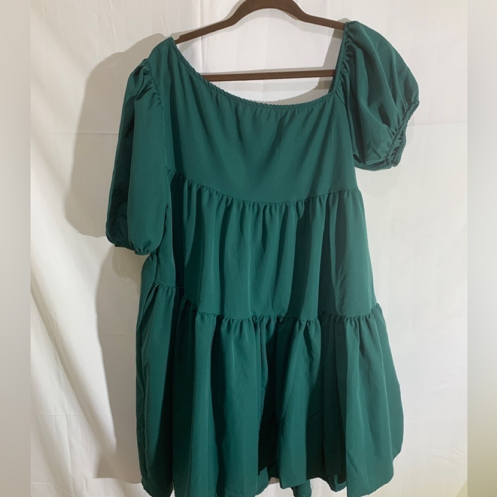 3/$28❤️SHEIN green dress size XL - Picture 5 of 8